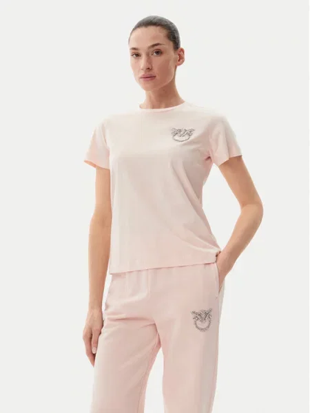 PINKO T-shirt Nambrone Regular Fit ružičasta