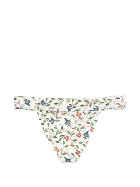 Bikini Farm Rio cu model floral cu imagine alb