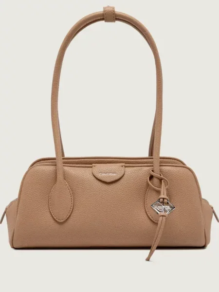 Calvin Klein Geantă de umăr maro cappuccino bej