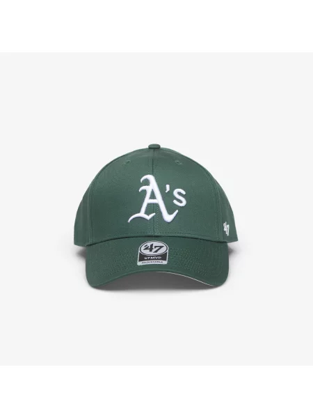 Czapka Brand MLB Mvp Raised Basic Oakland Athletics Cap Dark Green Universal zielona
