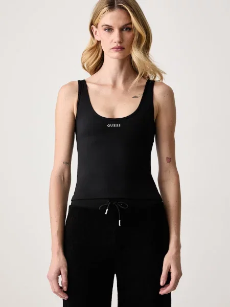 Guess τοπ γυναικείο GRAZIA μαύρο