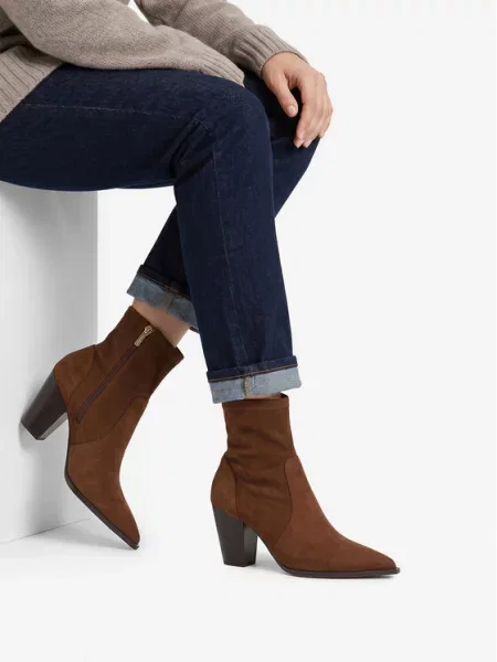 Polokozačky Nine West hnědé