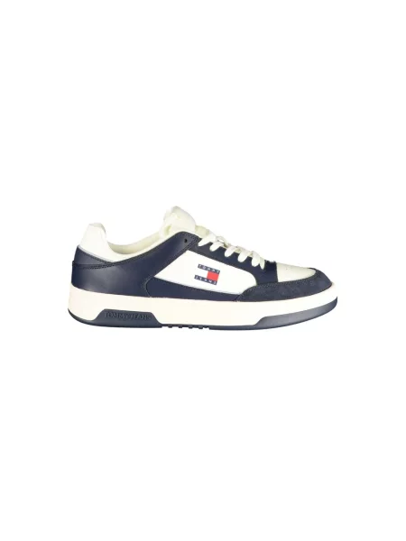 Sneakersy Tommy Hilfiger skórzane czarne