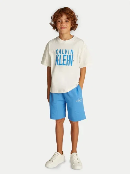 Calvin Klein Jeans Tricou Bold Graphic Écru