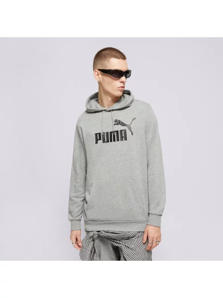 Bluza PUMA Essentials Big Logo Hoodie TR medium gray heather szara