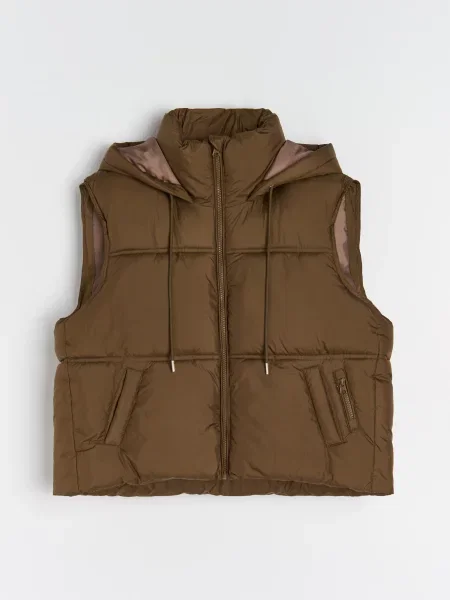 Жилет коричневий