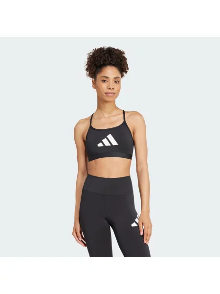 ADIDAS PERFORMANCE Sportski grudnjak Aeroreact crna bijela
