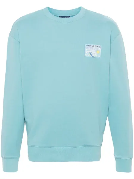 Mikina Maison Kitsuné modrá