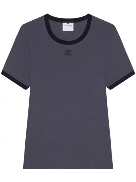 Tricou Courreges gri