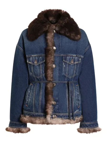 Džínová bunda Dolce & Gabbana modrá