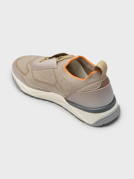Кроссовки Santoni бежевые
