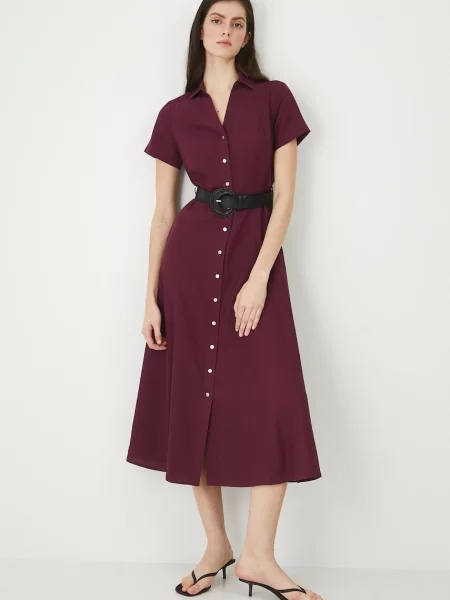 Obleka Medicine bordo