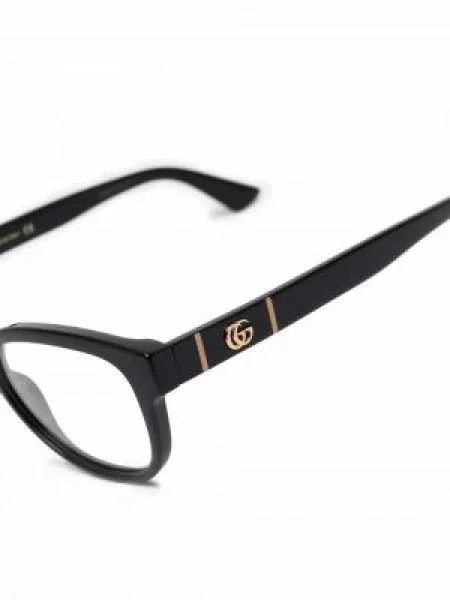 Okulary przeciwsłoneczne Gucci Eyewear z logo czarne