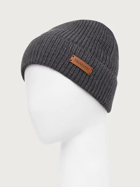 Czapka Trussardi szara