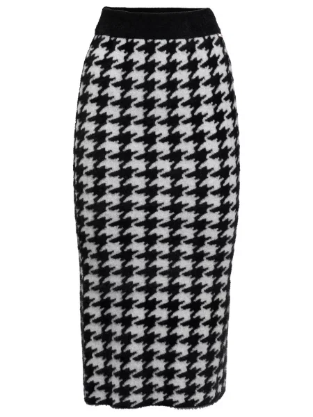 Influencer Fustă negru alb