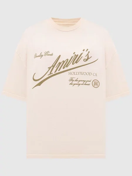 Футболка QUALITY GOODS Amiri бежева