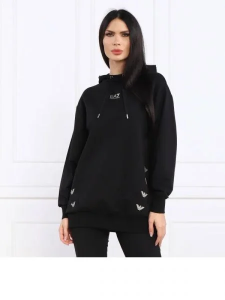 Hanorac | Oversize fit negru