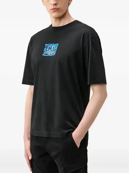 Μπλούζα C.p. Company με σχέδιο μαύρο