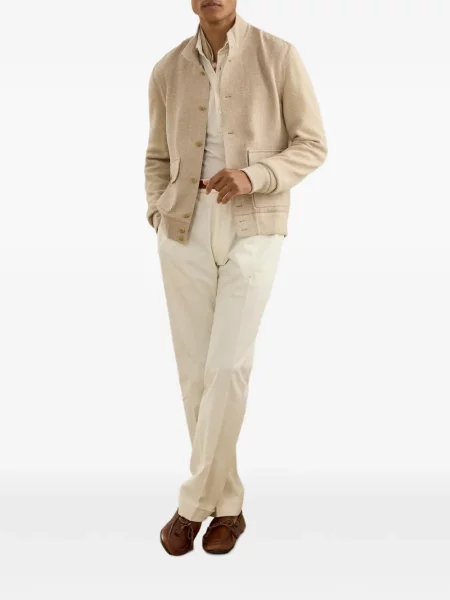Geacă Ralph Lauren Purple Label cu model herringbone violet