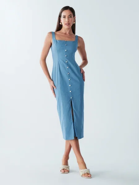 BWLDR Rochie Zahlia deschis albastru