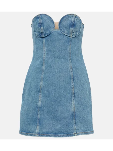 Rochie din denim Magda Butrym de costum albastru