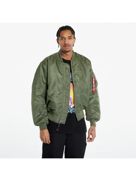 ALPHA INDUSTRIES Prehodna jakna Heritage' zelena