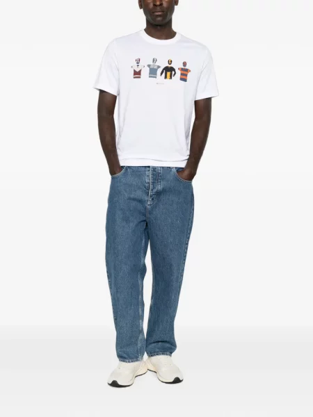 Tricou Ps Paul Smith cu imagine alb