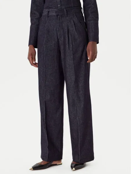 French Connection Blugi Bleumarin Wide Leg