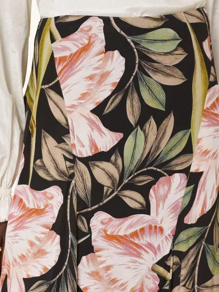 Ted Baker Sukně EHMILI zelená / růžová / černá bílá
