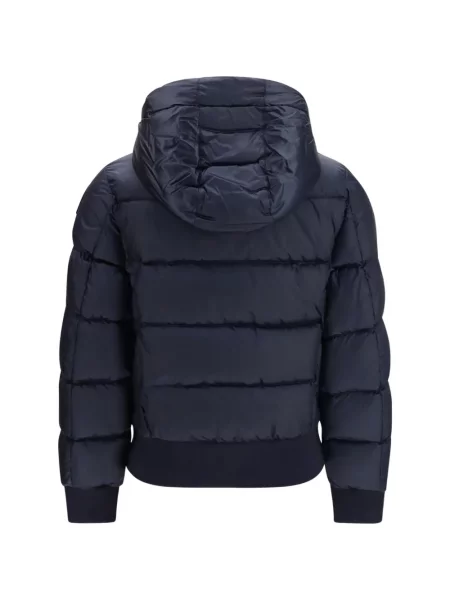 Geacă cu puf Parajumpers cu glugă albastru