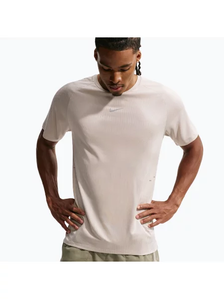 Tricou de alergare pentru bărbați Nike Stride cream Ii/sail