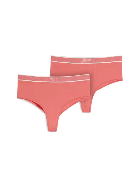 Набір трусів PUMA High Waist Brazil комбінований верх рожевий