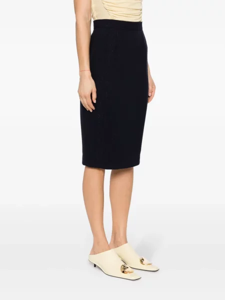 Pouzdro proužkovaný pouzdrová sukně Christian Dior Pre-owned modré