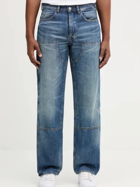 Дънки Tommy Jeans мъжки синьо