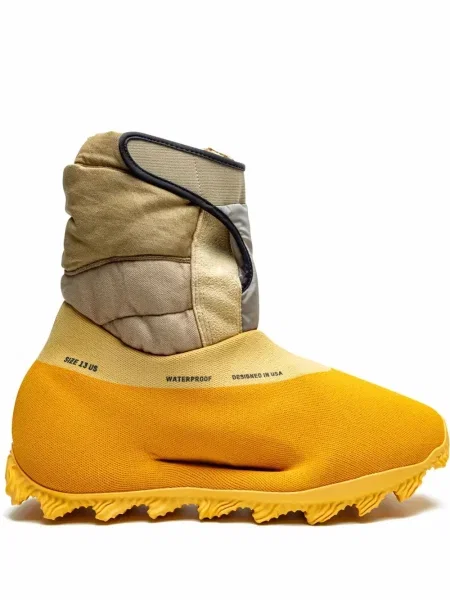 Botine Adidas Yeezy tricotate galben