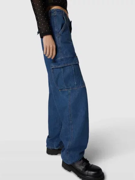 Jeansy z cargo model Levi's niebieskie