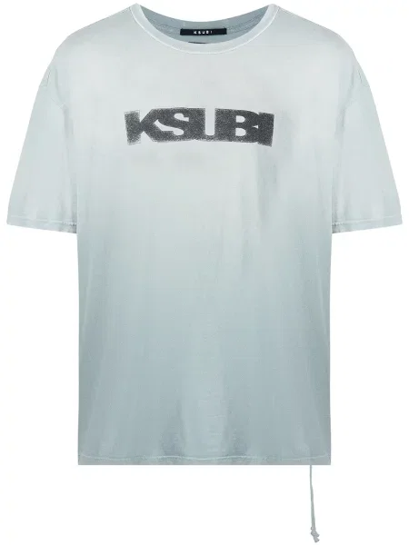 Tricou Ksubi cu imagine albastru