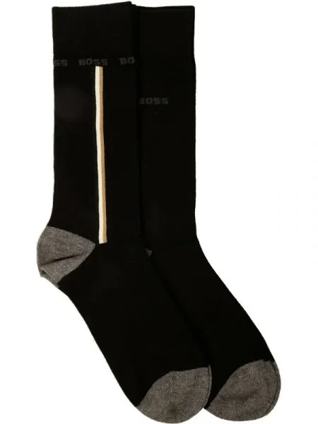 BOSS BLACK Șosete Iconic negru