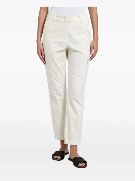 Decupat pantaloni cargo Brunello Cucinelli alb