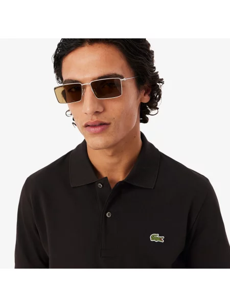 Классическое поло Lacoste коричневое