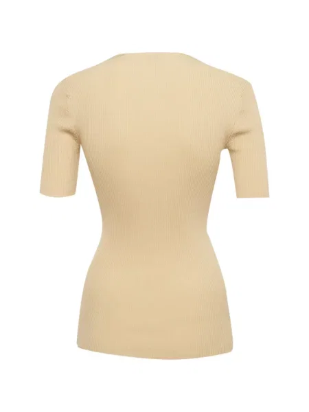 Top Sandro tricotate galben
