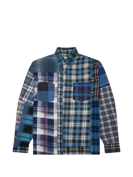 Cămașă Needles de flanelă albastru
