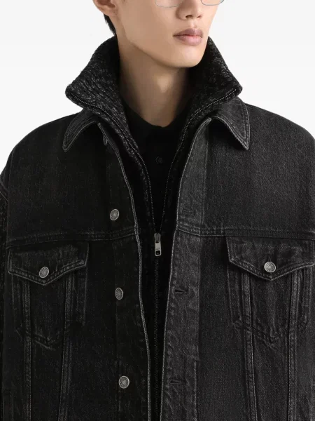 Geacă de blugi Dolce & Gabbana tricotate negru