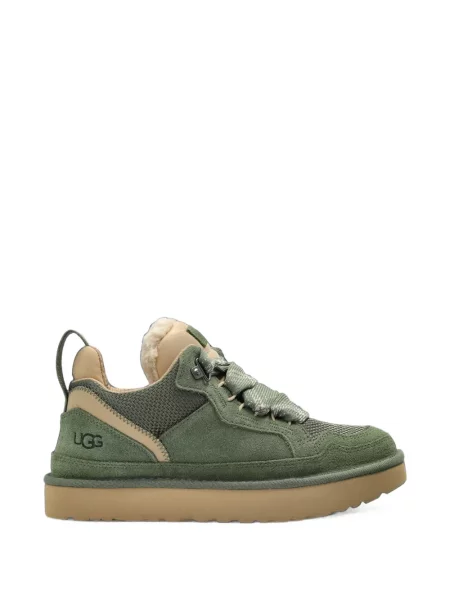 Sneakerși Ugg din piele verde