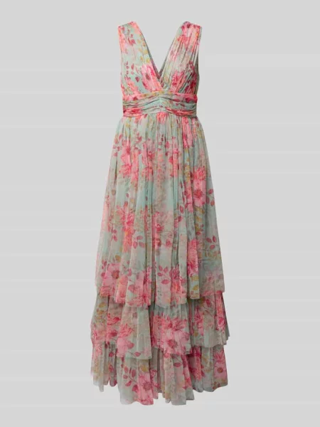 Sukienka koktajlowa ze stopniowaniem Lace & Beads