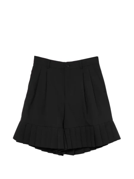 Плисирани шорти Noir Kei Ninomiya черно