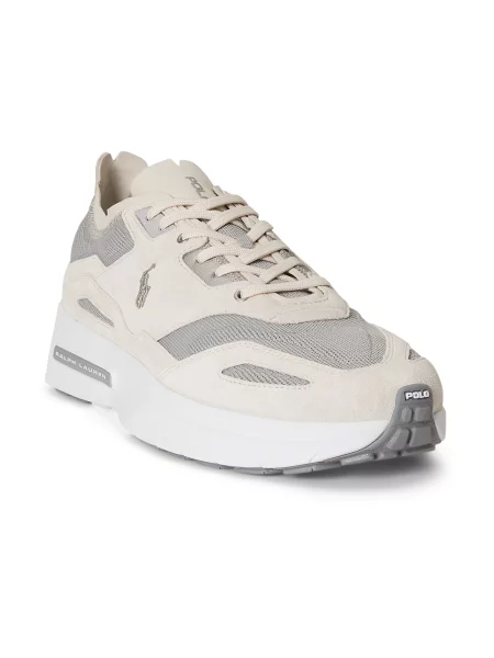Polo Ralph Lauren Nizke superge BOERUM siva / svetlo siva bež