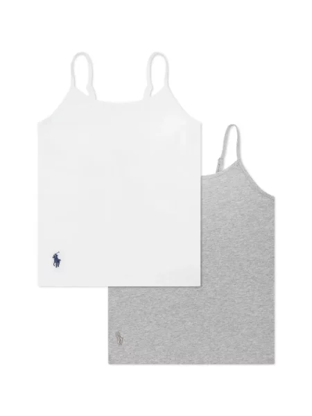 Top dziecięcy Polo Ralph Lauren szary
