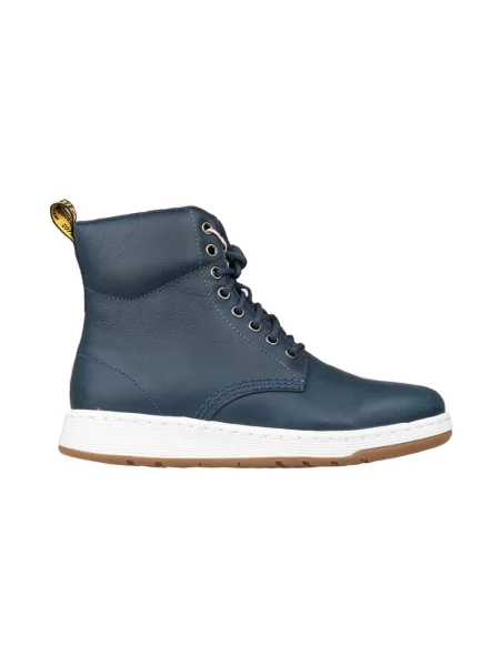 Botki Dr. Martens skórzane klasyczne niebieskie