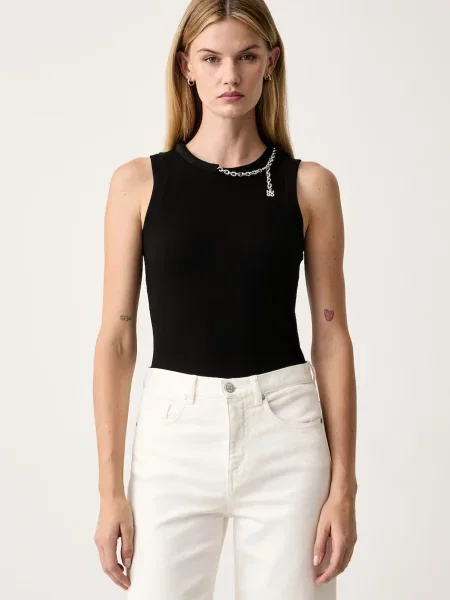 HUGO Top Delolly negru